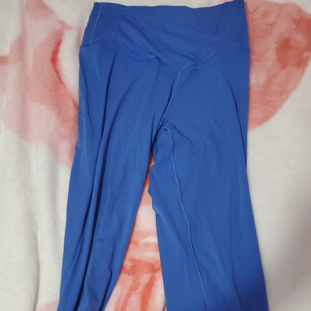 Aerie Blue Leggings with Tailored Fit